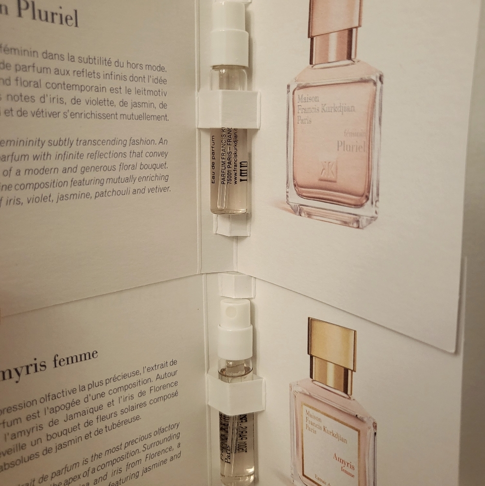 MFK Amyris femme extrait & Feminin pluriel